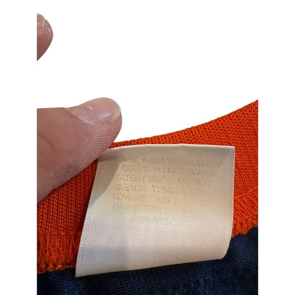 Vtg Denver Broncos John Elway #7 Football Jersey Blue Orange Sz 54 2XL Wilson - Picture 6 of 8